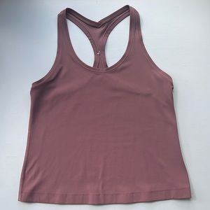LULULEMON COOL RACERBACK TANK TOP *NULU* SIZE 8 SPICED CHAI